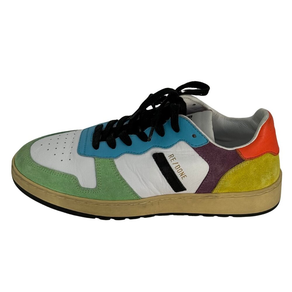 $420 Re/Done multi-colored sneakers size 8/38